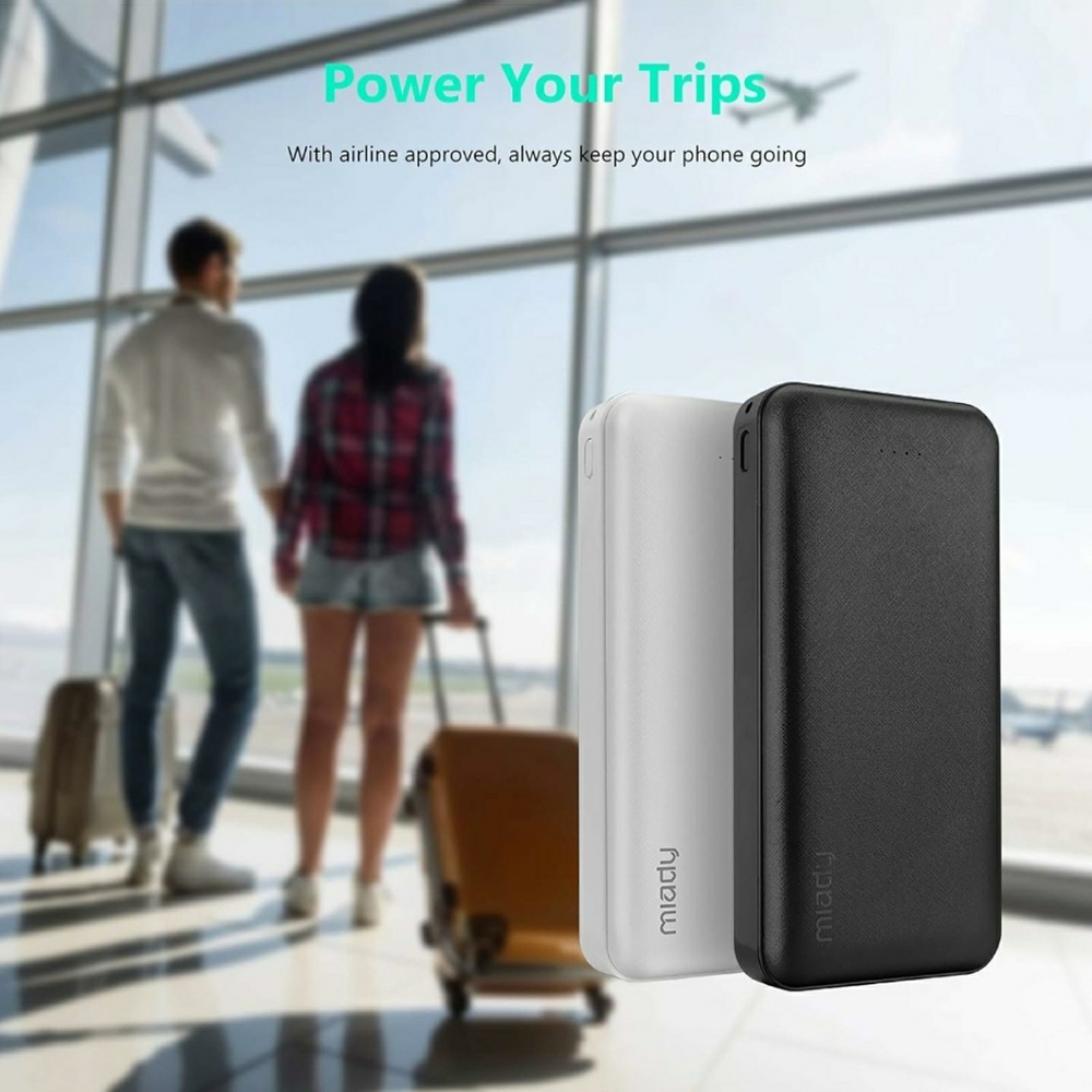 Miady 2-Pack 20000mAh Portable Charger Power Bank, Dual USB Output and USB-C - Picture 3 of 7